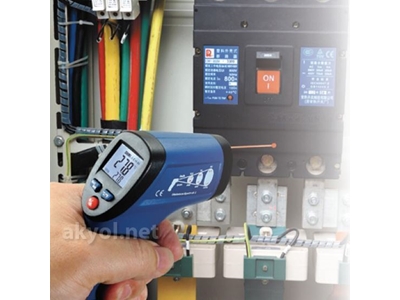 Lazerli Uzaktan Sıcaklık Ölçer Cem Dt811 - 1