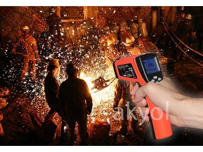 Kızılötesi Çift Lazerli Termometre Lyk 8016 - 1