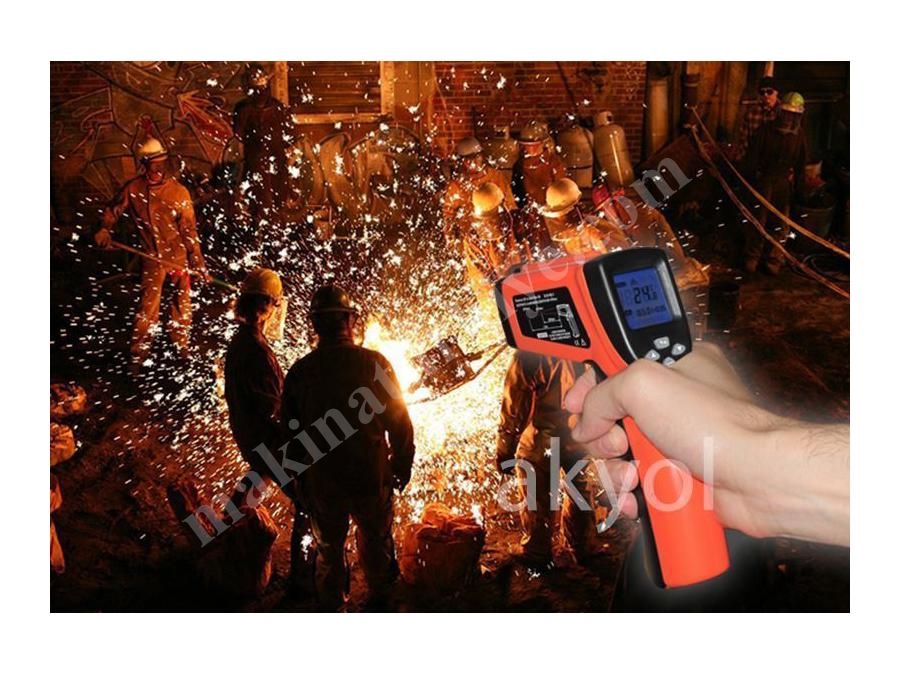 Kızılötesi Çift Lazerli Termometre Lyk 8016