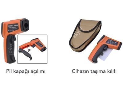 Kızılötesi Çift Lazerli Termometre Lyk 8016 - 2