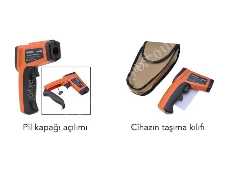 Kızılötesi Çift Lazerli Termometre Lyk 8016