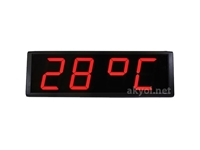 Sıcaklık+Nem+Saat Ölçer Termometre Loyka Stn104