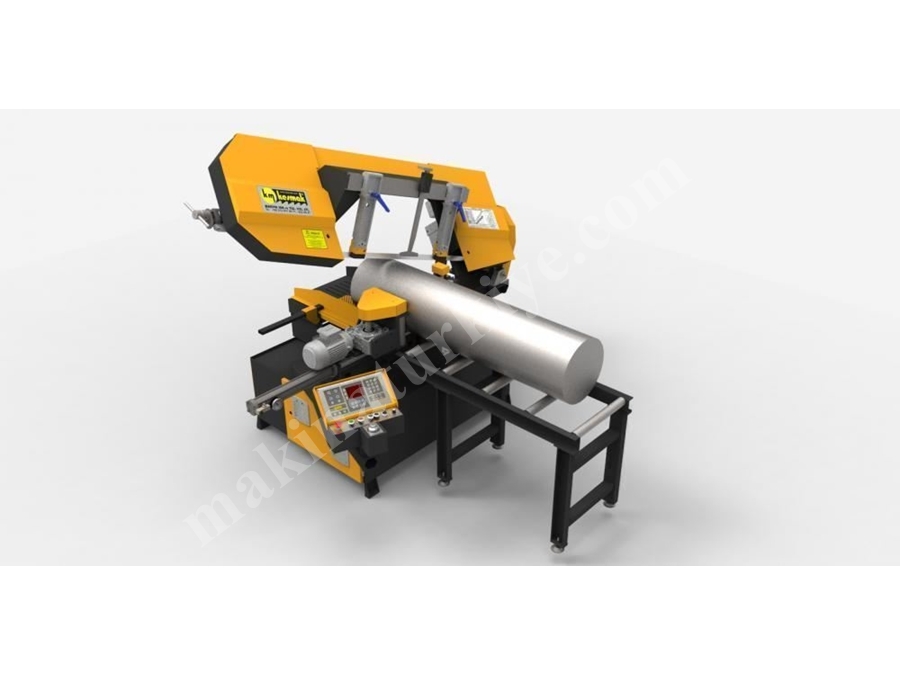 Açılı Kesim Şerit Testere Makinası Ø 350 Mm