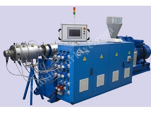 Plastik Boru Ekstruder Makinası Kapasite 350 Kg/H