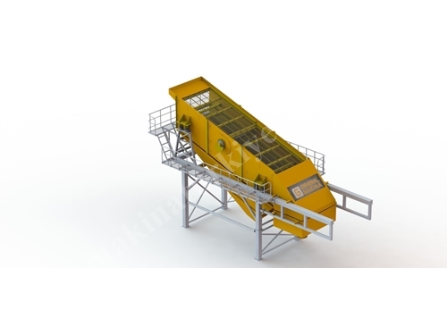 2400x7000 mm Conventional Vibrating Sieve 