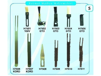 H07 Aparat Fırça Takımları ve Tekleme Çelikleri  - 4