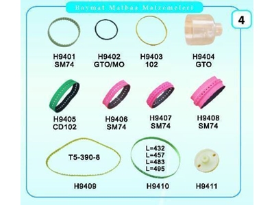H09 Gto Pompalı Kasnaklar ve Krom Merdaneler  - 3