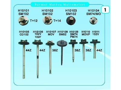 H10 Su Merdane Yatakları ve Kauçuk Gerdirme Dişli Takımları  - 0