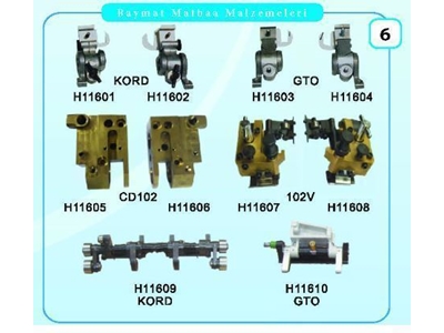 H11 Gto Numaratör Kolları ve Atlatma Kolları - 5