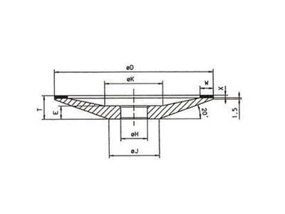 Ø 75 Mm İç Bileme Taşı - 1