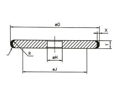 Ø 75 Mm Radüslü Bileme Taşı - 1