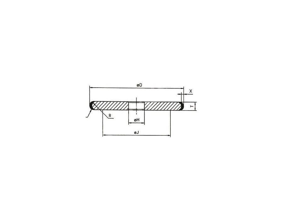 Ø 75 Mm Radüslü Bileme Taşı