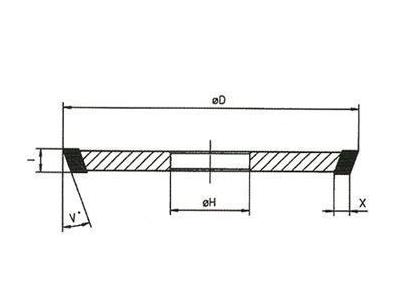 Ø 75 Mm Cnc Taşlama Taşı  Dia Clas 1V1 - 1