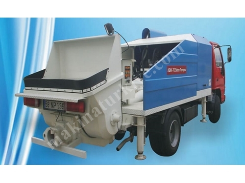 Kamyon Tip Püskürtmeli Beton Pompası