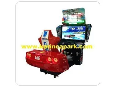 Racing Car Simulator Game Machine
