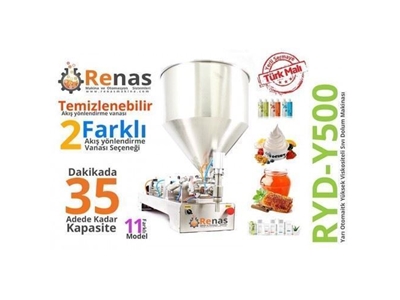 50-500 ML Yarı Otomatik Sıvı Dolum Makinası  - 1