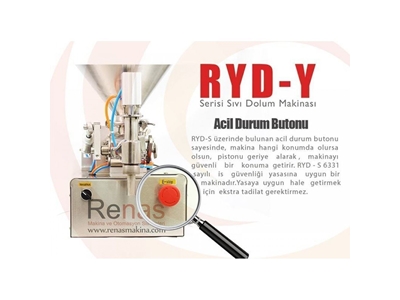 50-500 ML Yarı Otomatik Sıvı Dolum Makinası  - 8