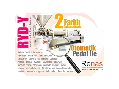50-500 ML Yarı Otomatik Sıvı Dolum Makinası  - 10