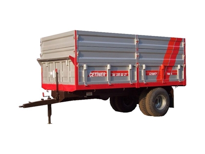5 Ton Tek Dingilli Çift Lastikli Damperli Römork - 2