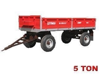 5 Ton Right Left Tipping Agricultural Trailer - 0