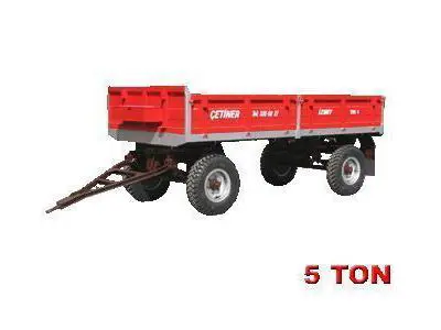 5 Ton Right Left Tipping Agricultural Trailer