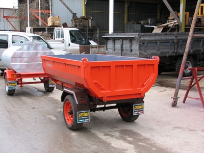 1.5 Ton Bahçe Tipi Dampersiz Römork - 1