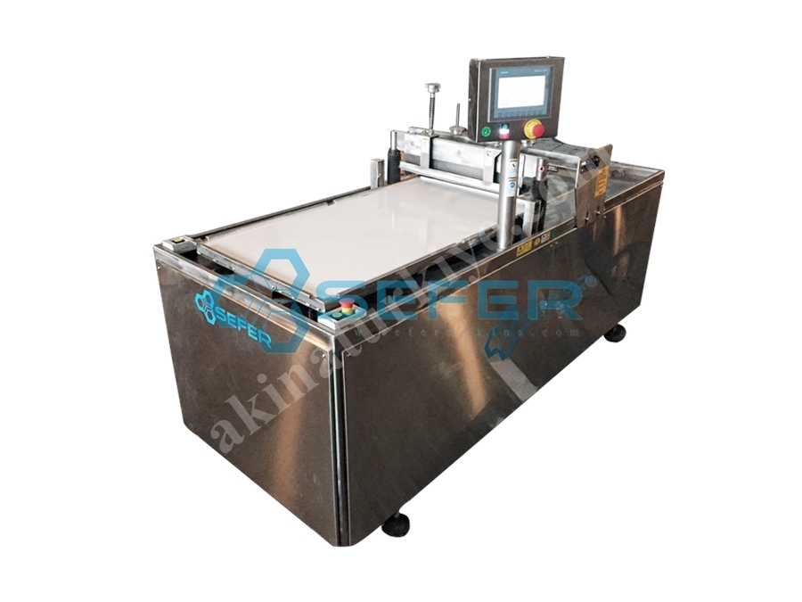 100 Devir/Dk Servo Sistem Tablalı Lokum Kesme Makinası 