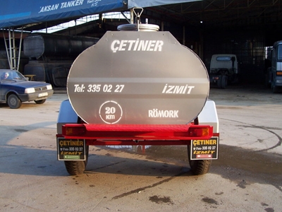 2.5 Ton Römork Su Tankeri - 1
