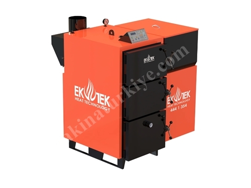 4-way 25.000 kcal - 100.000 kcal / Hour Solid Fuel Hot Water Boiler