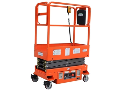 Yarı Otomatik Mini Makaslı Platform 5 Metre