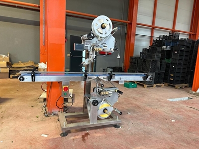 8500 Adet / Saat Alt ve Üst Yüzey Etiket Yapıştırma Makinası - 0