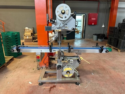 8500 Adet / Saat Alt ve Üst Yüzey Etiket Yapıştırma Makinası - 5