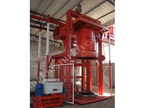 İkili Beton Boru Makinası Ø300mm ~ 1400 Mm