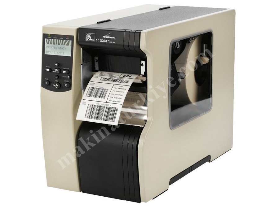 Yüksek Performanslı Barkod / Etiket Yazıcı Zebra 110Xi4 Plus