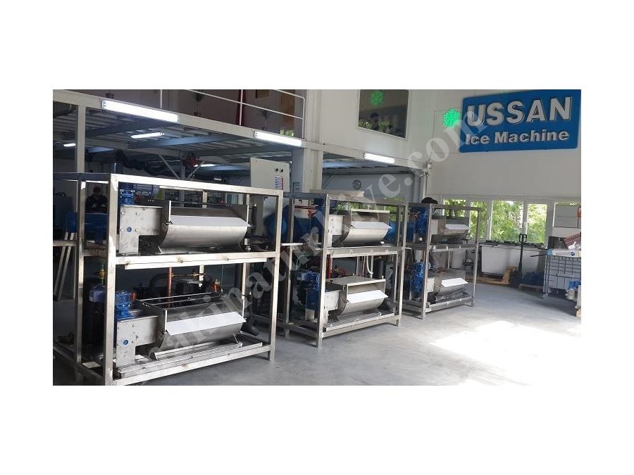 Yaprak Buz Makinası ( Deniz Suyu ) 8000 Kg / Gün