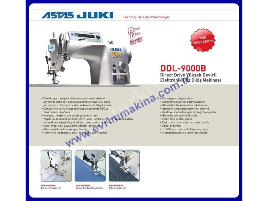 Juki Düz Dikiş Makinası Ddl-9000Bss