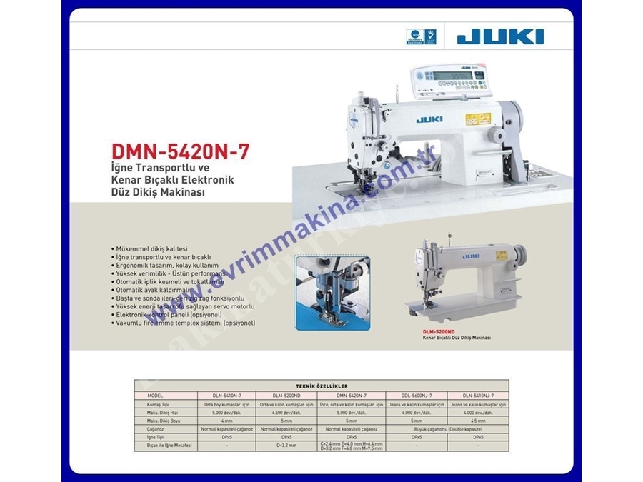 Juki Düz Dikiş Makinası Dmn-5420N