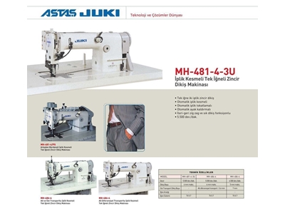 Juki Zincir Dikiş Makinası Mh-380Fu - 0
