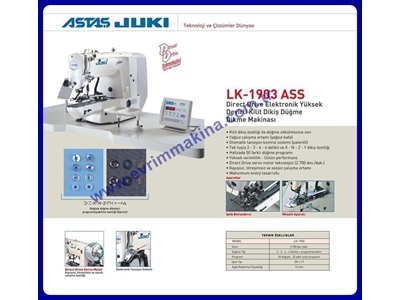 Juki Düğme Makinası Mb-1800B - 3