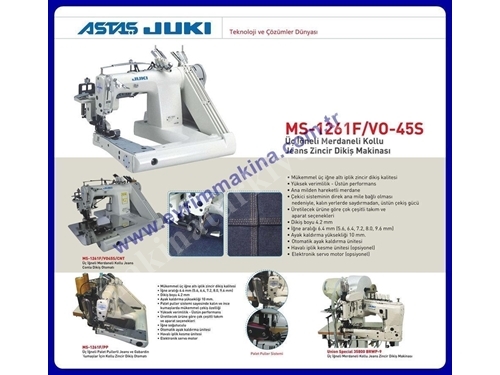 Juki Kollu Zincir Dikiş Makina Ms-1190D-Vo-V5r