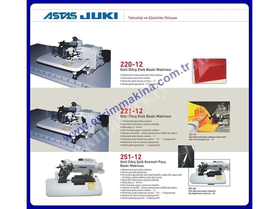 Maiyer Etek Baskı Makinası 220-12