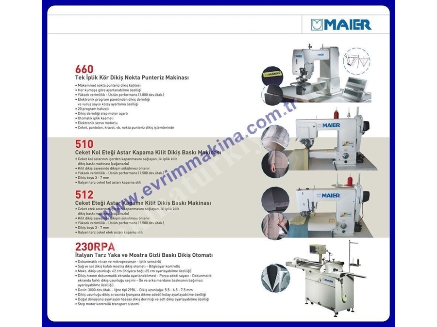 Maiyer Etek Baskı Makinası 220-12