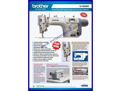 Brother Düz Dikiş Makinası Sl-1000A / Sl7000a / Sl7200c / Sl7220 - 1