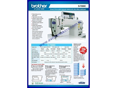 Brother Düz Dikiş Makinası Sl-1000A / Sl7000a / Sl7200c / Sl7220 - 2