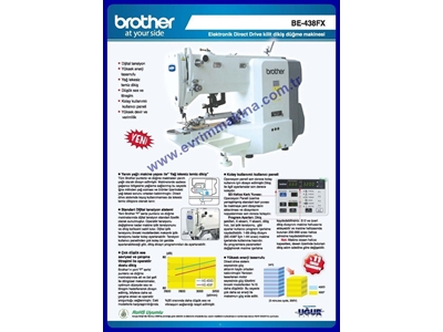 Brother Düğme Dikiş Makinası 438Fx - 0