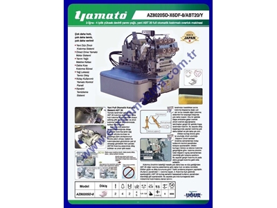 Yamato Overlok Makinası Az7000-8 Serisi - 2