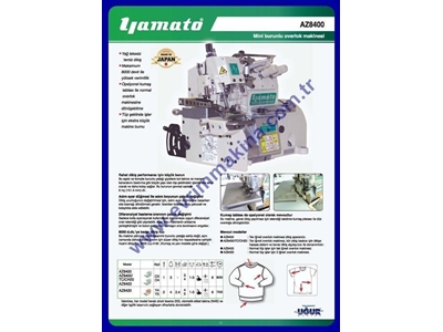 Yamato Overlok Makinası Az7000-8 Serisi - 3