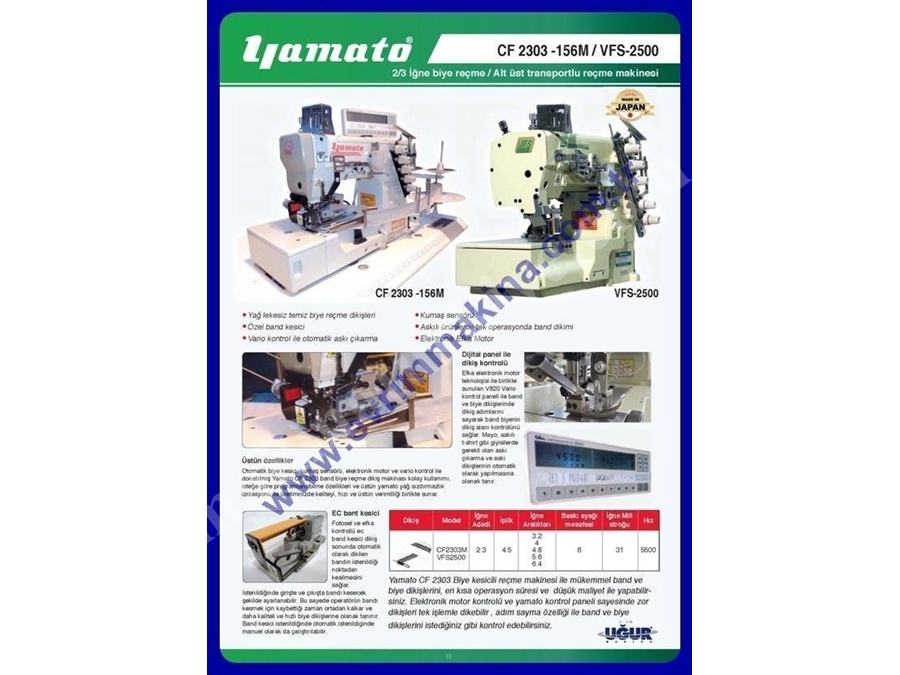 Yamato Reçme Makinası Cf2300m-156M