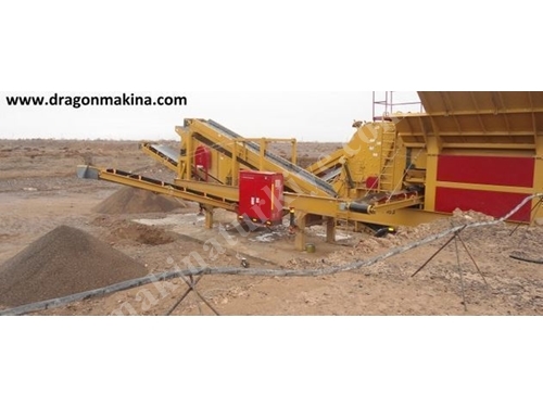 150 – 250 Ton / Saat Mobil Konkasör Kapalı Devre Kırma Eleme Tesisi