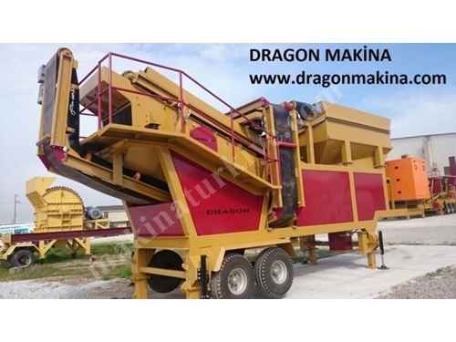60 – 130 Ton / Saat Mobil Kum ve Maden Yıkama Eleme